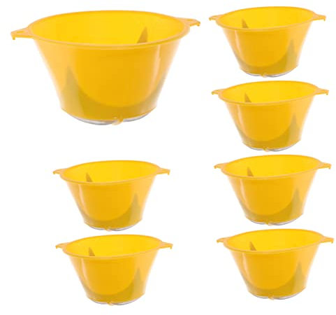HOMSFOU 10pcs Small Paint Strainer Mesh Paint Filter Reusable Fine Mesh Filters for Water Based and Oil Tools