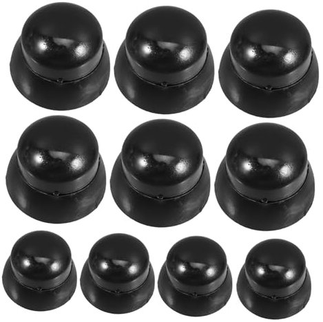 Milisten Playground Bolt Caps Plastic Nut Protection Covers 10Pcs Slide Attachment Safety Covers for Outdoor Kids Play Equipment Easy Press Fit
