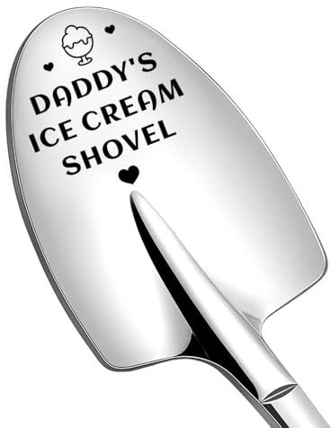 Daddy Fathers Day Birthday Gifts for Father Dad Ice Cream Scoop for Daddy Step Dad Presents from Son Daughter Kids Stepfather Dad Retiremet Gift for Papa Stepdad Gifts for Ice Cream Lovers