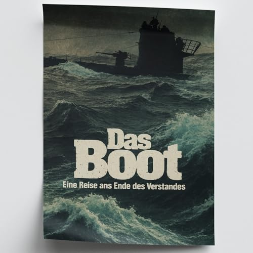 Dekomundo Das Boot Film Plakate Movie Poster Kino Klassiker als Kunstdruck zum Einrahmen, 50x70 cm