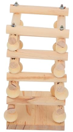 HIAKDOFT Multifunktionaler Kaninchen-futterständer Aus Holz Grassilo Für Meerschweinchen Und Nagetiere Sicherer Futterkorb Für Kleine Haustiere Geeignet Für Heu Alfalfa Robustes Design