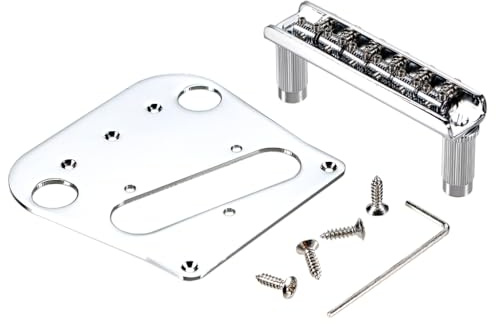 RuiJOTWAT Tl Bridge Plate & 6-Saddle Bridge Set For B5 And B50 Chrome