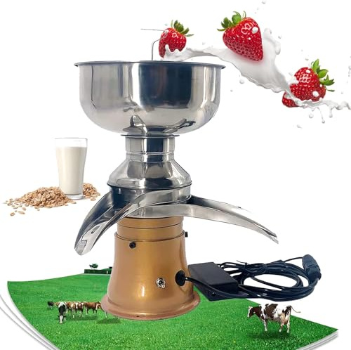 Centrifugeuse électrique for lait, séparateur de crème et écrémage de lait frais, 50 L/h for lait de brebis, de chèvre ou autres produits laitiers