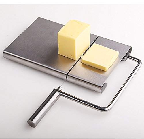 TAMUME Acciaio Inossidabile Formaggio Tavola con Fili di Taglio per Formaggi Affettatrice e Formaggio Planer