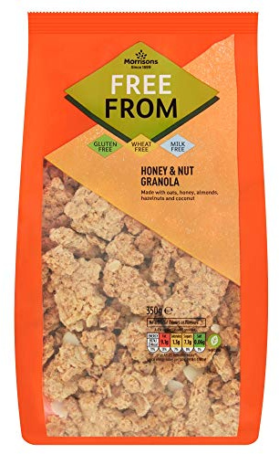 Morrisons Free from Honey Nut Granola 350 g x 3