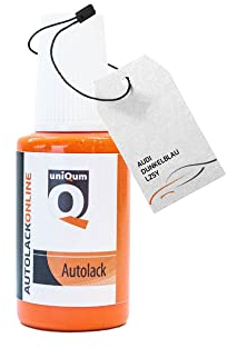 uniQum Autolack Lackstift Kompatibel/Ersatz fürs Auto für Audi DUNKELBLAU LZ5Y Autolack Reparatur 30 ml