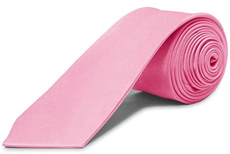 OcioDual Cravate Rose Clair Homme, Cravate Homme Costume, Classique et Élégante, Idéale pour les Costume, les Événements, Cravates Hommes, les Mariages, les Fêtes, les Hommes D'affaires