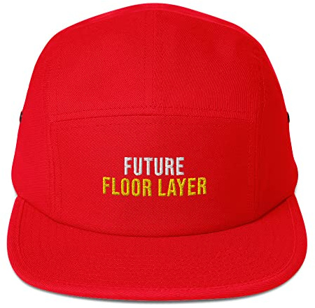 Future Floor Layer Hat (Embroidered 5-Panel Cap) Floor Layer Apparel