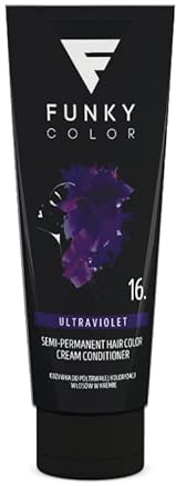 FUNKY COLOR ULTRAVIOLET 16, Semipermanent Haarfärbung, Semipermanent hair color. (28 Farben)
