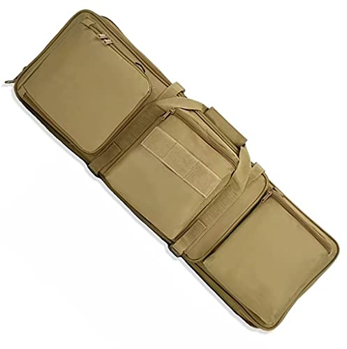 Waffentasche Langwaffen,Jagdgewehr Taschegewehrtasche Lang,Doppel Langgewehrtasche, 80 cm Leicht Zu Tragen, Zum Jagen, Angeln, Schiessen, Camping Yellow