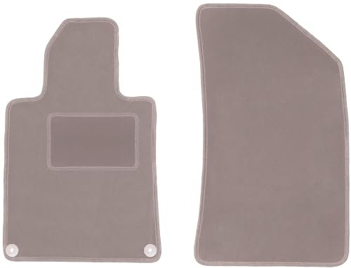 Wielganizator Automatte – Passend für Peugeot 508 I Limousine, Kombi, SW, RXH 2010-2018 – Velours – Autozubehör - Praktische Fußmatte Auto – 2-teilig - beige