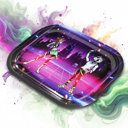 Mari & Juan Plateau Rouler en Métal Violet et Noir - Parfait pour l'Organisation et la Propreté de vos Ustensiles