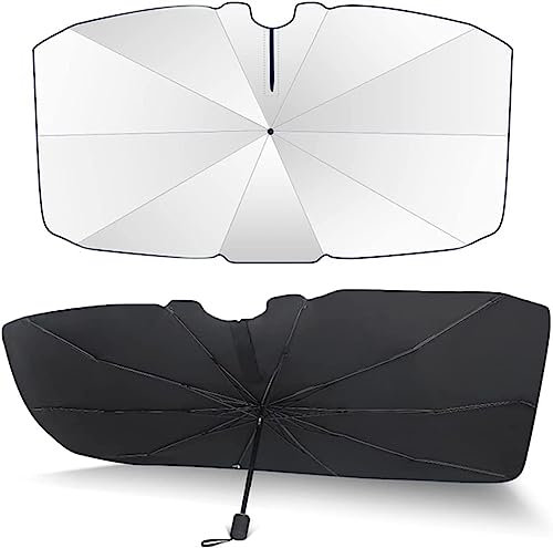 DKLIMA Paraguas Parasol Coche para Cupra Formentor 2020-2023, Plegable RetráCtil FáCil De Instalar Parasol Anti UV Paraguas