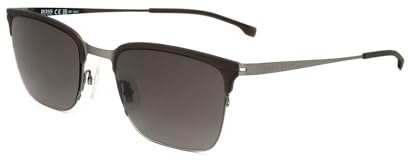 HUGO BOSS BOSS 1244/S Matte brown ruthenium 55/22/150 Herren Sonnenbrillen