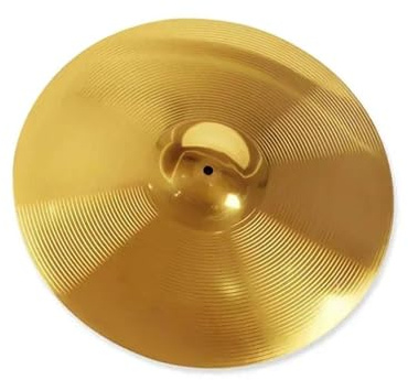 Goldene Messing Becken 8 10 12 14 16 Zoll Trommel Messing Percussion Splash Crash Hi-Hat Becken Musikinstrument Zubehör(8 Inch)