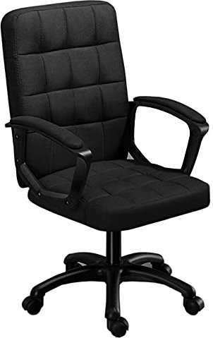 sjdoPulse Arbeitsstuhl I Verstellbarer Schreibtischstuhl I Weicher Sitz Aus Genähtem Leder Mit 360°-Drehung I Home-Office-Stuhl Für Frauen, Erwachsene, Mädchen