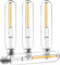 Quntis S14 Guirlande Lumineuse Extérieur Mèche de Remplacement E12, Lot de 4