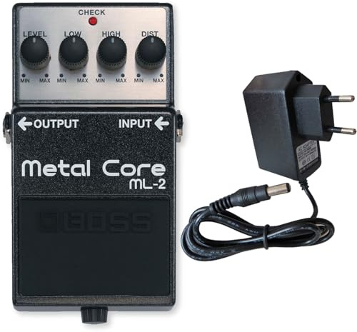 Boss ML-2 Metal Core Verzerrer Effektgerät + keepdrum 9V Netzteil