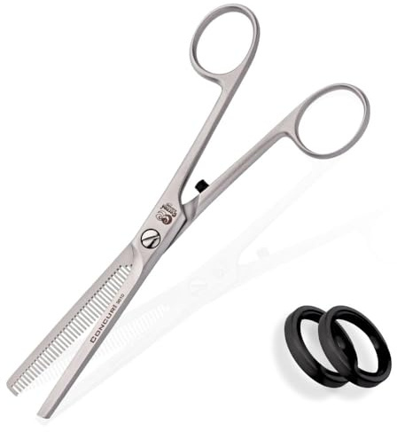 Cerena Concour Chiro Ciseaux à modeler 6,0 (15 cm) – Ciseaux à effiler haut de gamme pour un éclaircissement précis – Outils de coiffure ergonomiques – Made in Germany