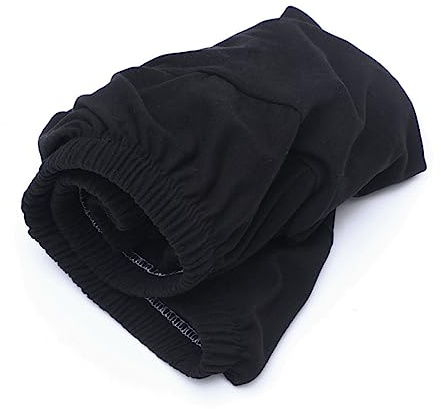 Alipis 2 pezzi Coprisedia Ufficio Elastico Spandex Coprischienale e Sedile Fodera Protettiva Antirughe per Sedia Girevole da Computer Nero Adatto e Ufficio