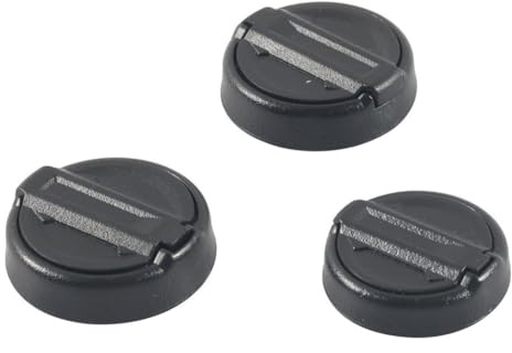 Helilyco Schlüssellochabdeckungen für Jeep Wrangler JL & Gladiator JT 2018-2024, 3er-Pack, ABS-Kunststoff mit Silikondichtung, Schwarz