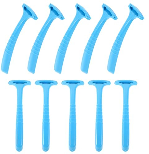 SKISUNO Fußschaber Widerstandsfähig und Vielseitig 10 Stück-pack aus Edelstahl und Kunststoff Pp zur Hornhautentfernung Professioneller Fersenfeile für Professionelle Salon Pediküre