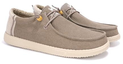 PITAS | WP150 Ryan | Mocasines de Hombre | Náuticos Casual | Taupe 43