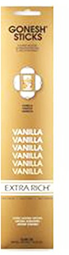 Gonesh Incense Extra Rich- Vanilla (20 Sticks in 1 Pack) 2208114