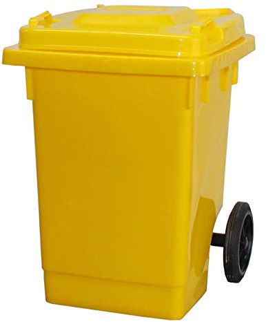 Yellowshield 75 Litre Wheelie Bin - YELLOW