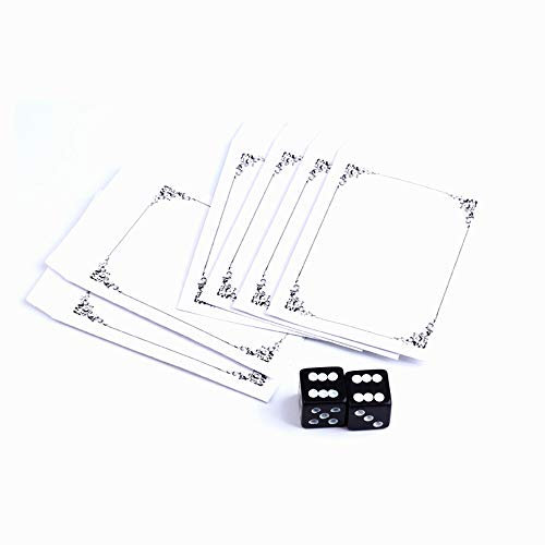 ZQION Magic Tricks Russland Würfel, Deluxe Zwangswürfel, Magier Requisiten, Nahaufnahme, Metallismus, Magic Gimmick Comedy, klassisches Spielzeug