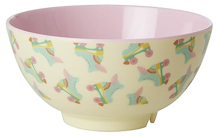 Rice Große Tasse zum Frühstück aus Melamin, Motiv: Rollschuhe