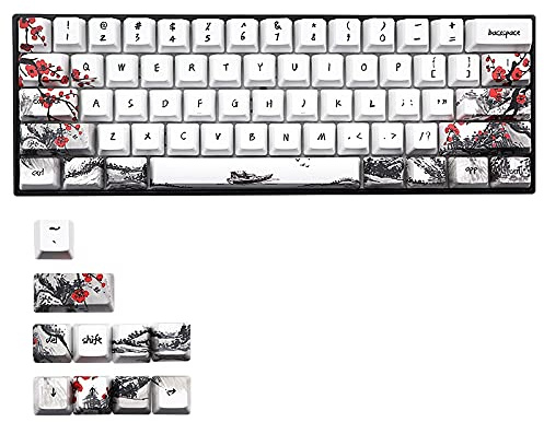 TsoLay Neuheit Allover Dye Subbed 71 Key Profile Keycap für GH60 RK61 ALT61 GK61 GK64 Dz60 Keycaps,US