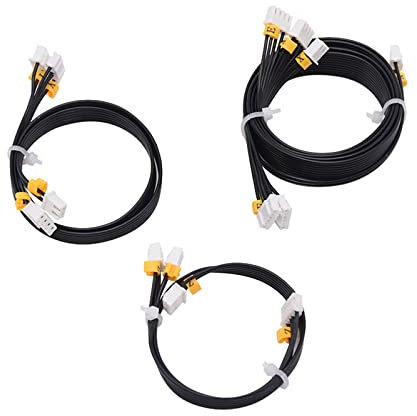 3 Stück für Ender-3 X Y Z-Achse Endschalter Stepper, Motorkabel, X-Achse 750 mm, Y-Achse, 420 mm, Z-Achse, 180 mm Ender3, DIY-Kabel-Set für X Y Z-Achse 3D-Drucker X Y Z-Achse Endanschlag Schrittmotor