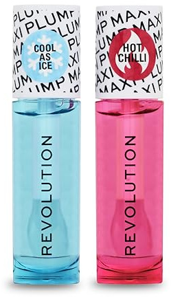 Revolution Beauty Maxi Plump Lippen Set Cool As Ice & Hot As Chilli