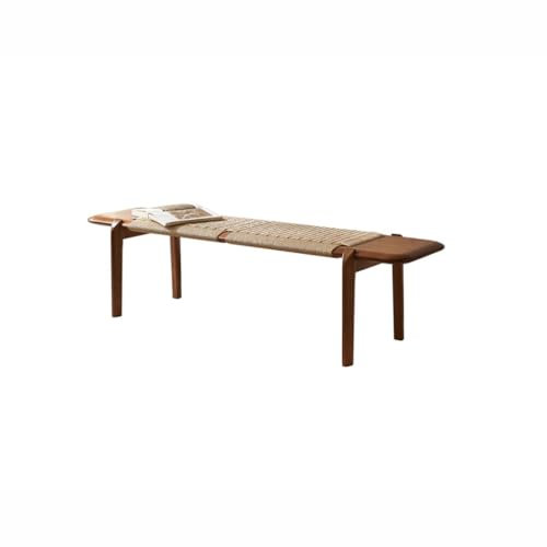 GUERNSEY Ende der Bettbank Nordic Rattan Bett Fuß Hocker Schlafzimmer Kreative Einfache Hause Schuh Bank Nacht Lange Bank Aufbewahrungsbank für Schlafzimmer