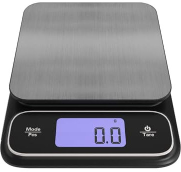 Bilancia da cucina digitale con ricarica USB, 10 kg, 1 g, bilancia da cucina elettrica, bilancia digitale USB