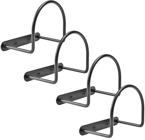 Estante para sombreros de, organizador de sombreros de, 4 soportes de pared para sombreros de béisbol, organizador de sombreros de ala ancha, ganchos negros de sujeción fuerte, estante