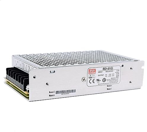 Fuente de alimentación conmutada Mean Well RD 85W 8A Convertidor de Potencia Transformador RD-85A-5