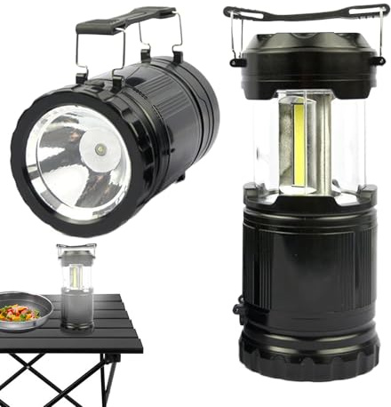 Camping Light - Rechargeable Camping Lantern | Waterproof Outdoor Hanging Lamp Lights for Hiking Outdoor Survival Storm Adjustable Bruminousness with Hook and Ma