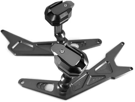 Per NINJA 300 250 2013 2014 2015 2016 Moto CNC Alluminio Telaio Slider Crash Pad Protezione Anticaduta tamponi paratelaio protezioni(Titanium)