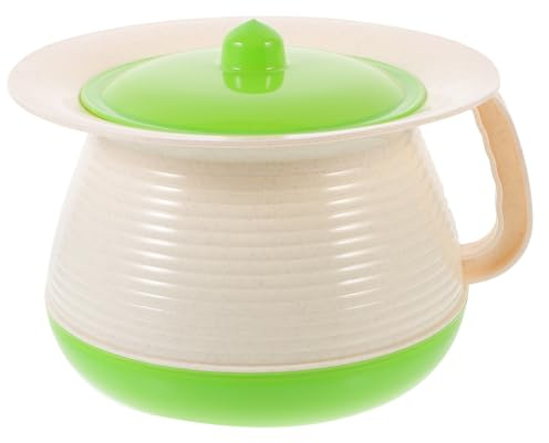 TOYANDONA Urinoir Portable pour Garçon et Filles en Plastique Pp avec Couvercle Étanche, Réutilisable, Maison Voyages, Pot de Propreté Pratique pour Bébé