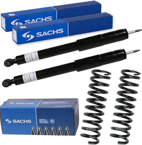 2x Sachs Stossdämpfer+Fahrwerksfeder hinten