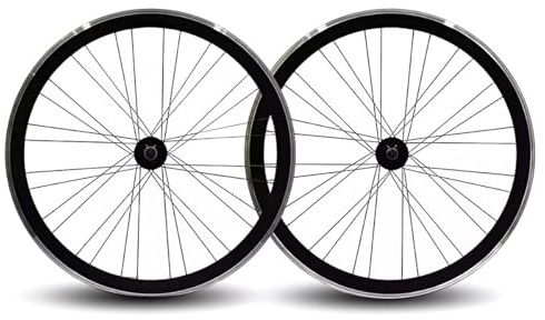 700C Fixed Gear Bikes Laufradsatz 40mm Aluminiumfelge V-Bremsen Vorderrad Hinterrad Fahrrad Laufräder 32/36H Für Single Speed