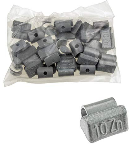 Stix 25 Unidades de Pesas de percusión equilibradas de Zinc para Llantas de Aluminio 10g