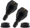AERZETIX - C64595 - Lot de 2 Buses/gicleurs pulvérisateurs universelle d'essuie-glace - en plastique - couleur noir - pare-brise lave-glace lavage visibilité voiture vitre essuyage véhicule jet d'eau