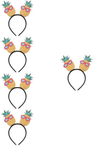 ifundom 5 Stücke Party Headwear Leichte Hawaii Stil Haarband Ananas Design Für Veranstaltungen