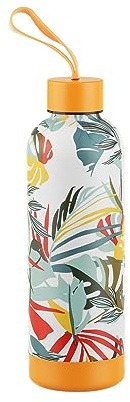 KASANOVA Bottiglia Termica 500 ml Arancione Jungle in Acciaio Inox Arancione