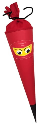 Schultüte Bastelset Ninja rot