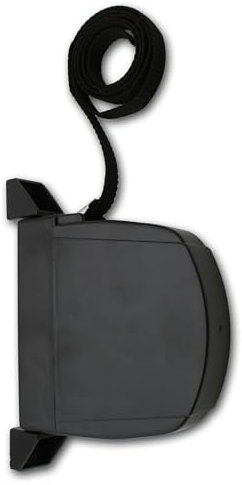 DOJA Barcelona | Recogedor de Persiana Abatible | Recogedor Persiana | Cinta 14mm | Pack 2 | Negro | Recogedor Cinta Persiana Abatible | Recogedor de Cinta Exterior, Enrollador Persiana