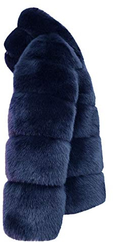 Generisch Faux Fur Jacket Women's Winter Coat Long Fur Vest Faux Fur Affordable Fur Vest Transitional Coat Elegant Long Transitional Jacket with Hood Winter Warm Faux Fur Vest Hooded Jacket Coat